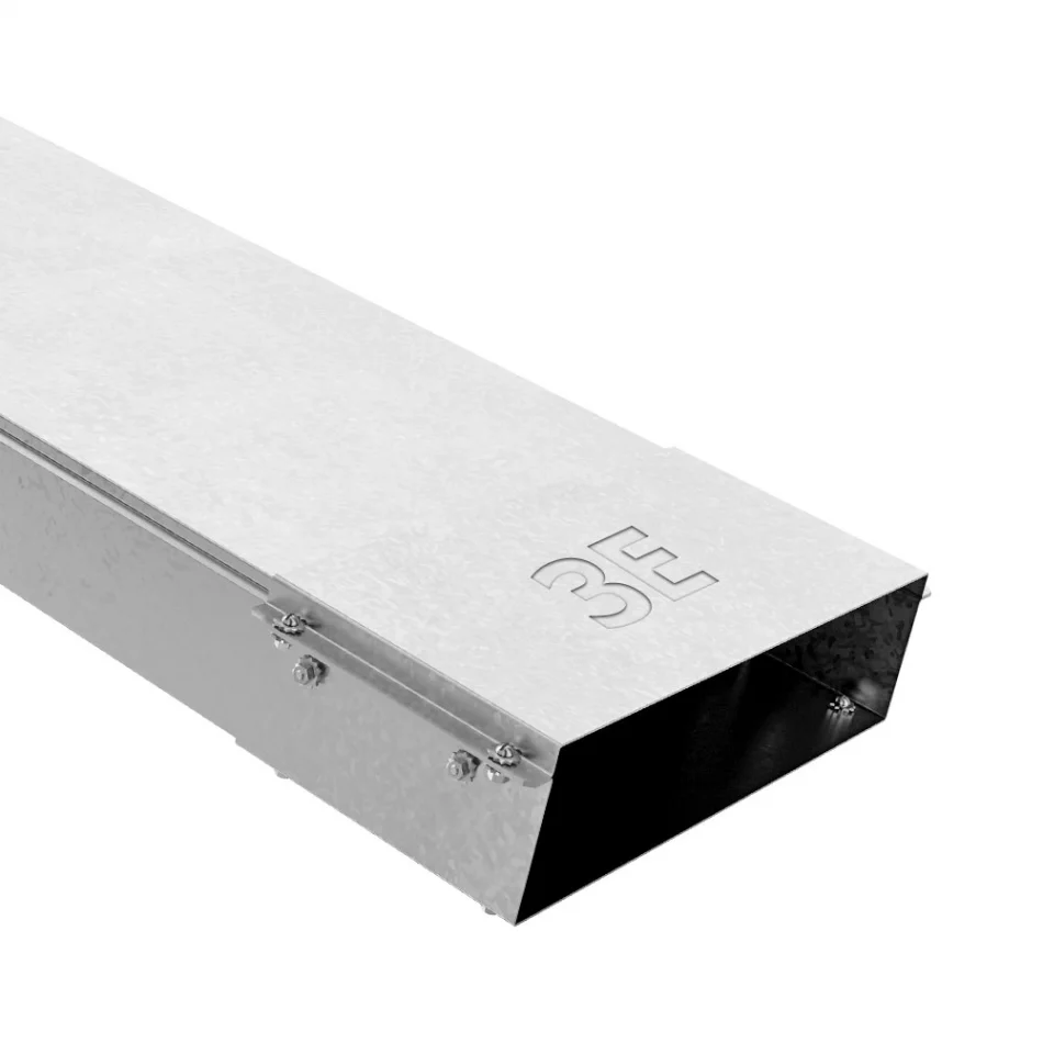 Короб ЗЕ-9 400х150х3000 (S=0.7) INOX фото