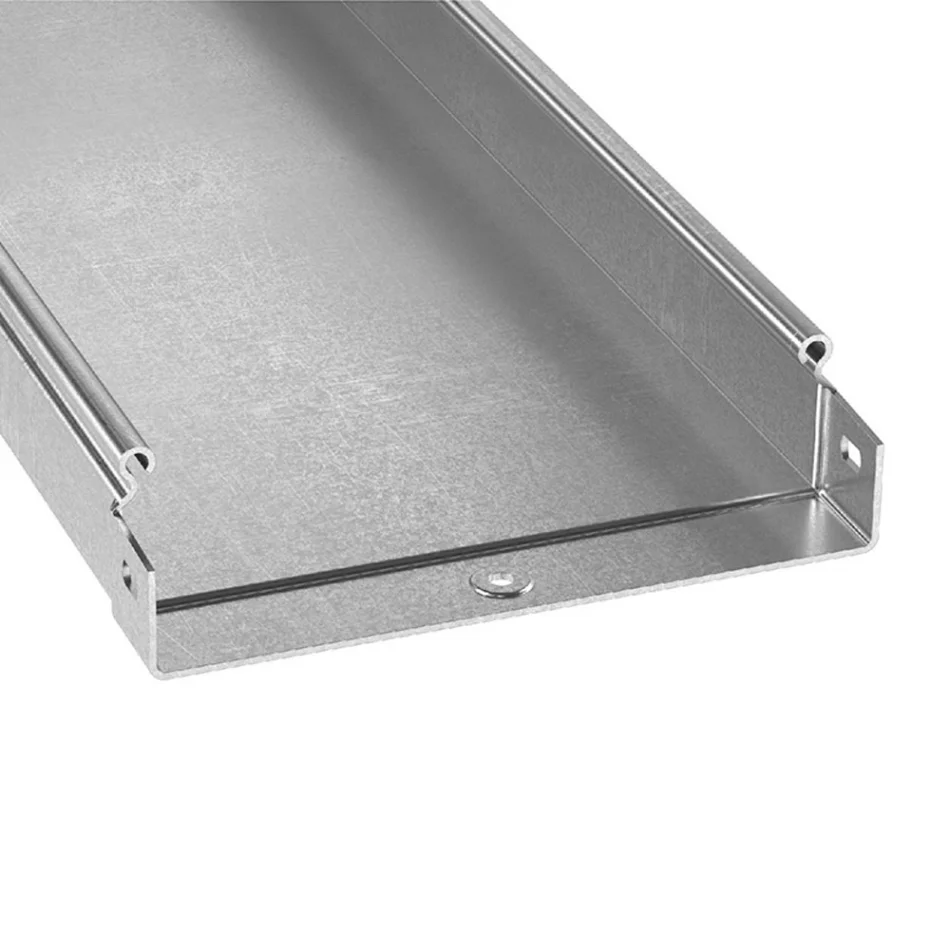 Лоток неперфорированный 80х150х3000 RAL 9016 CLNK10-080-150-3 фото