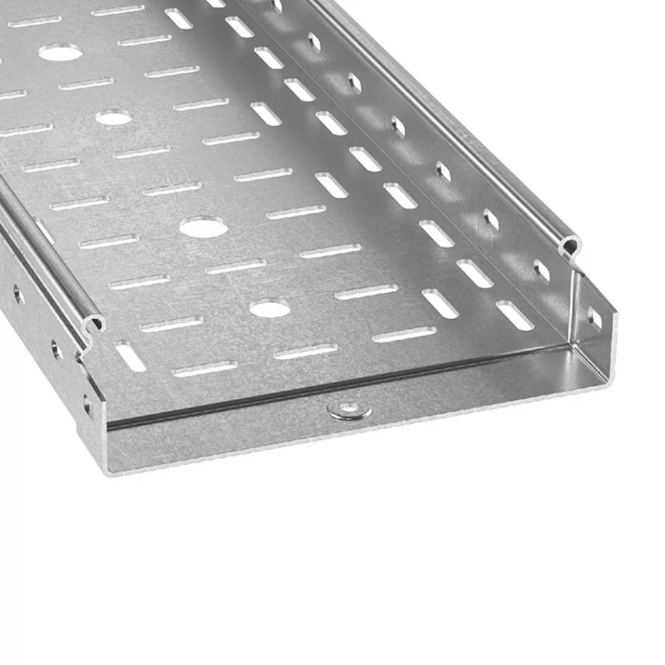 Лоток перфорированный Профи INOX (AISI 304) 600х100х3000 (1,2 мм) PR16.13382 фото