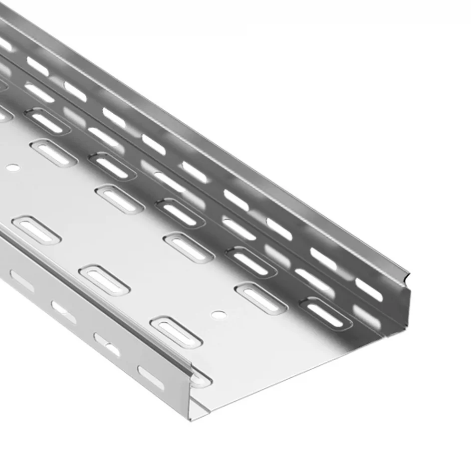 Промышленный перфорированный лоток ПЛКП-150x110x3000-2,0-О фото