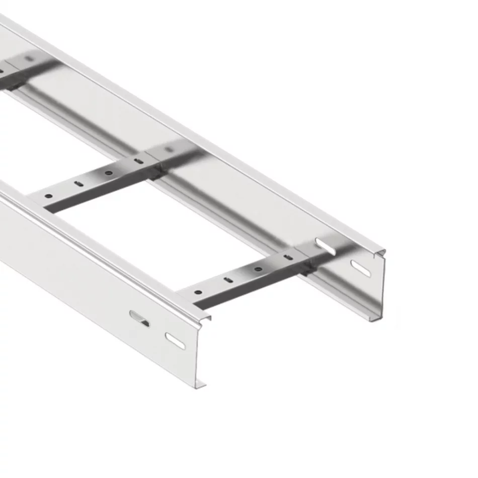 Лоток лестничный НЛ60Е-600-50-S1,2-2500 горячеоцинкованный фото